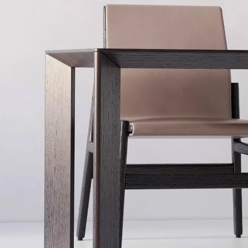 Nordic Solid Wood Dining Table Minimalist Library Multifunction Rectangle Dining Table Classic Center Mesa Comedor Furnitures