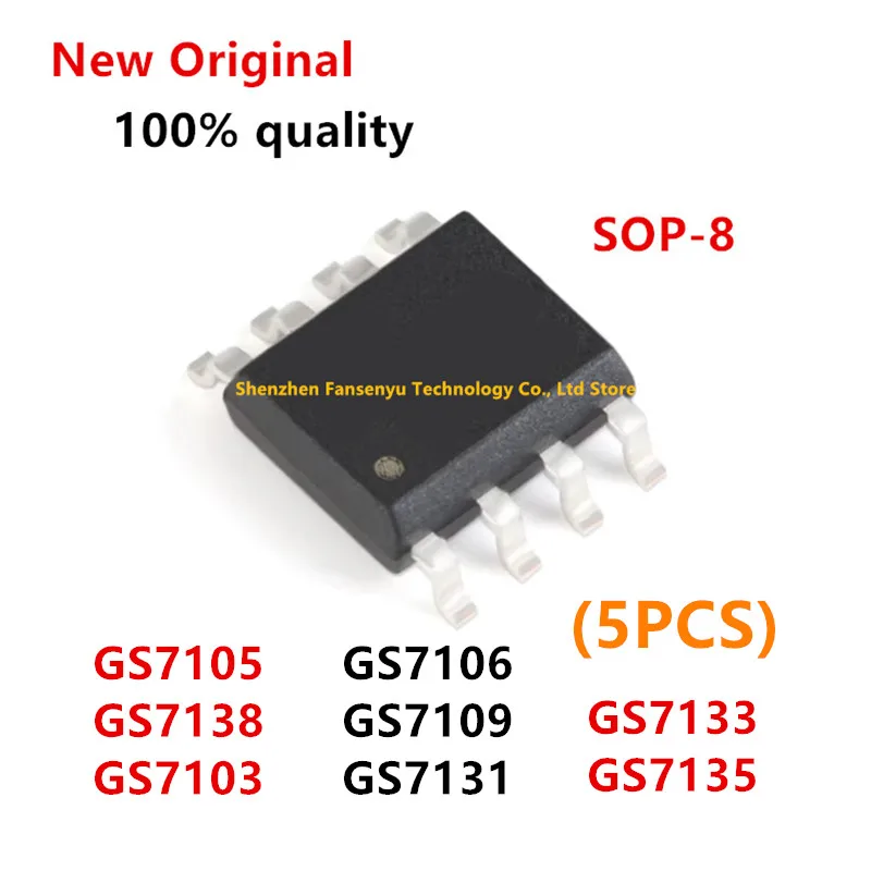 (5piece) GS7103 GS7105 GS7106 GS7109 GS7131 GS7133 GS7135 GS7138 SO-R GS7103SO-R GS7105SO-R GS7106SO-R GS7109SO-R sop8