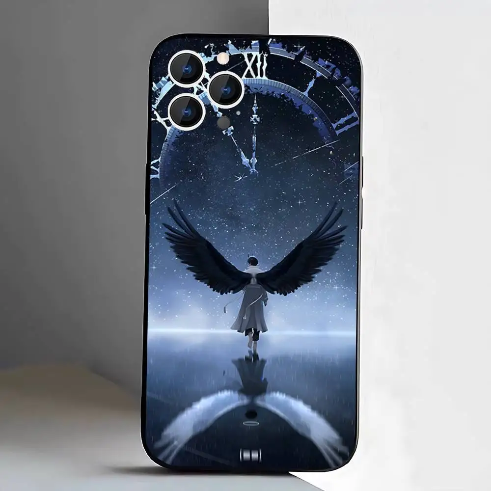 Funda de teléfono O-Omniscient Reader Viewpoin para iPhone 17,16,15,14,13,12,11,Pro,XS,Max,XR,Plus,E,SE4,Mini cubierta suave negra