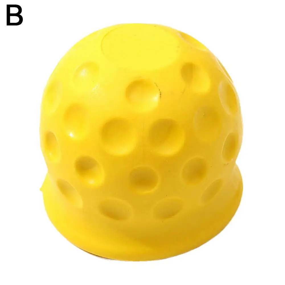 4 Colors Universal 50MM Tow Bar Ball Cover Cap Trailer Bar Accessorie Universal Tow Protect Ball Trailer Cover Hitch Towbal O4Z8