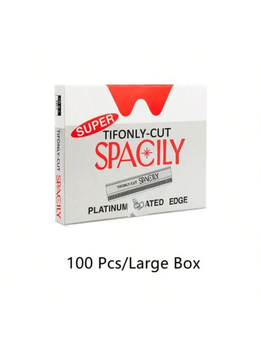 20/40/100 Stück Einzelschneide-Rasierklingen, Edelstahl-Augenbrauentrimmer-Rasierklinge für Permanent Make-up, Augenbrauen-Tattoo-Schönheitswerkzeug