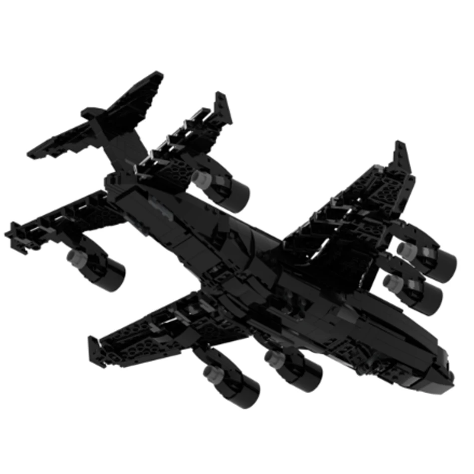 Military Aircraft Series C-17 Globemaster Customized Building Blocks Model MOC Technology Bricks Toys Children's Birthday Gifts