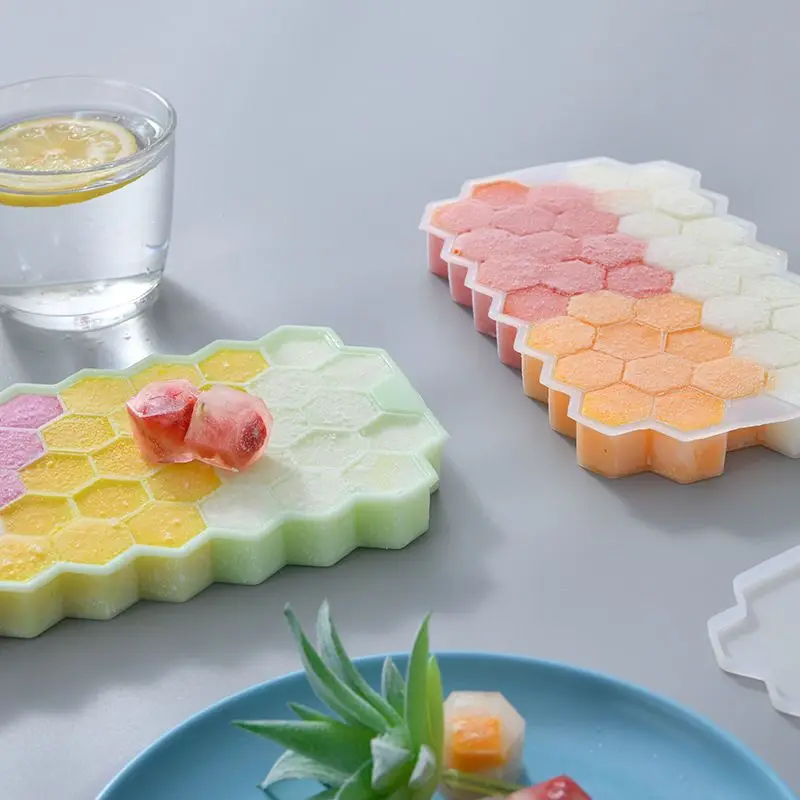 1/3/5Pcs Ice Cube Mold Easy To Demold Silicone Ice Grid Mold Refrigerator Specific Bar Ice Making Mold Ice Cube Ice Making Box