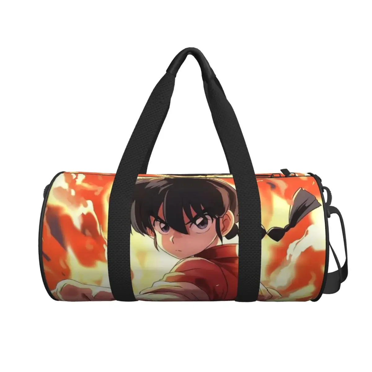 

Ranma 1/2 Saotome Pig Girls (19) Large Duffle Gym Bag Multi-Functional Duffle Travel Bags Handbags Fitness bag