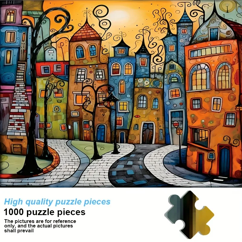 

1000 pcs Dream World Jigsaw Puzzle Home Decor Adults Puzzle Games Family Fun Floor PuzzlesEducational Toys for Kids