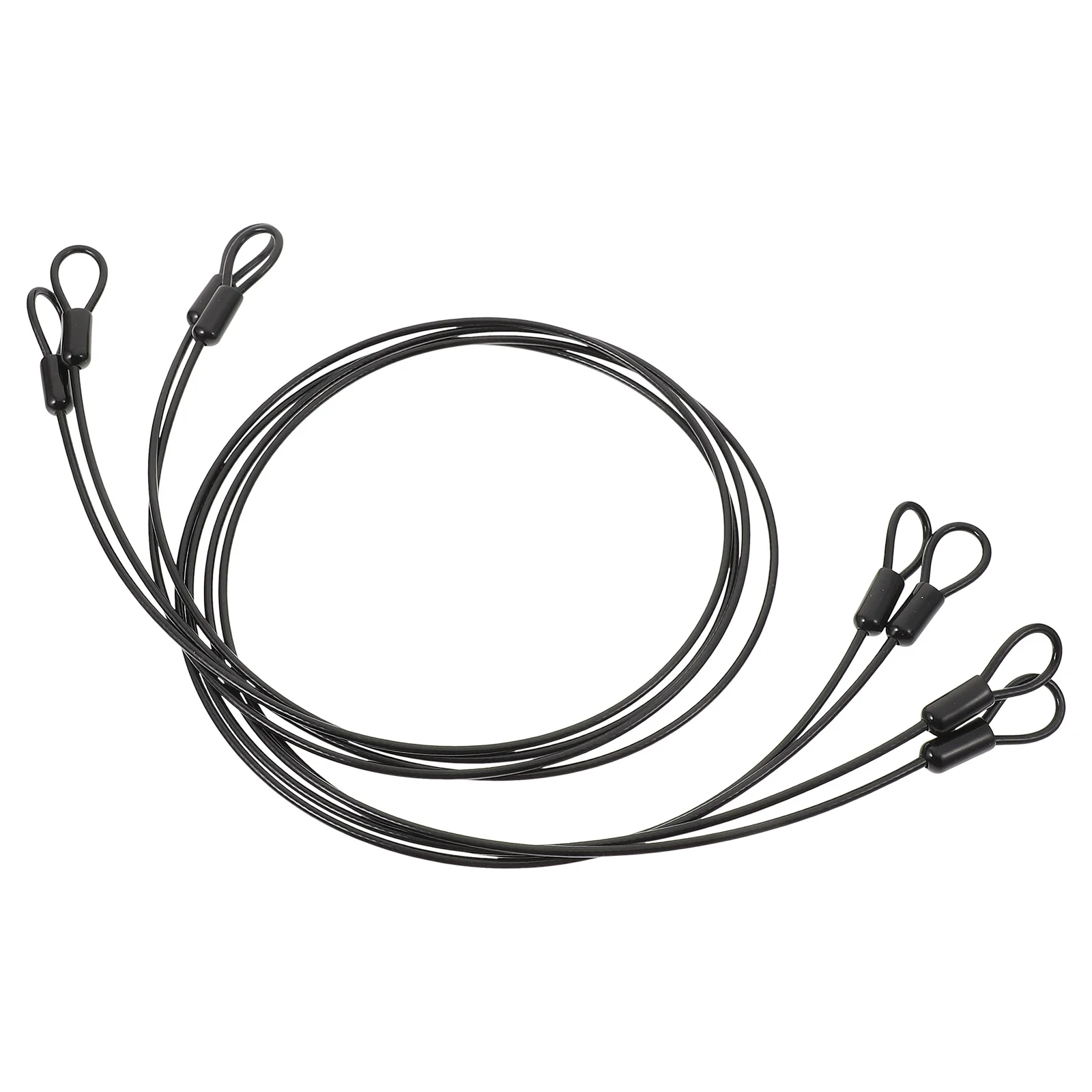 

4pcs Coated Steel Wire Rope Stainless Steel Cable For Hanging Clothes Dog Walking Sports Equipment Outdoor Use Multipurpose