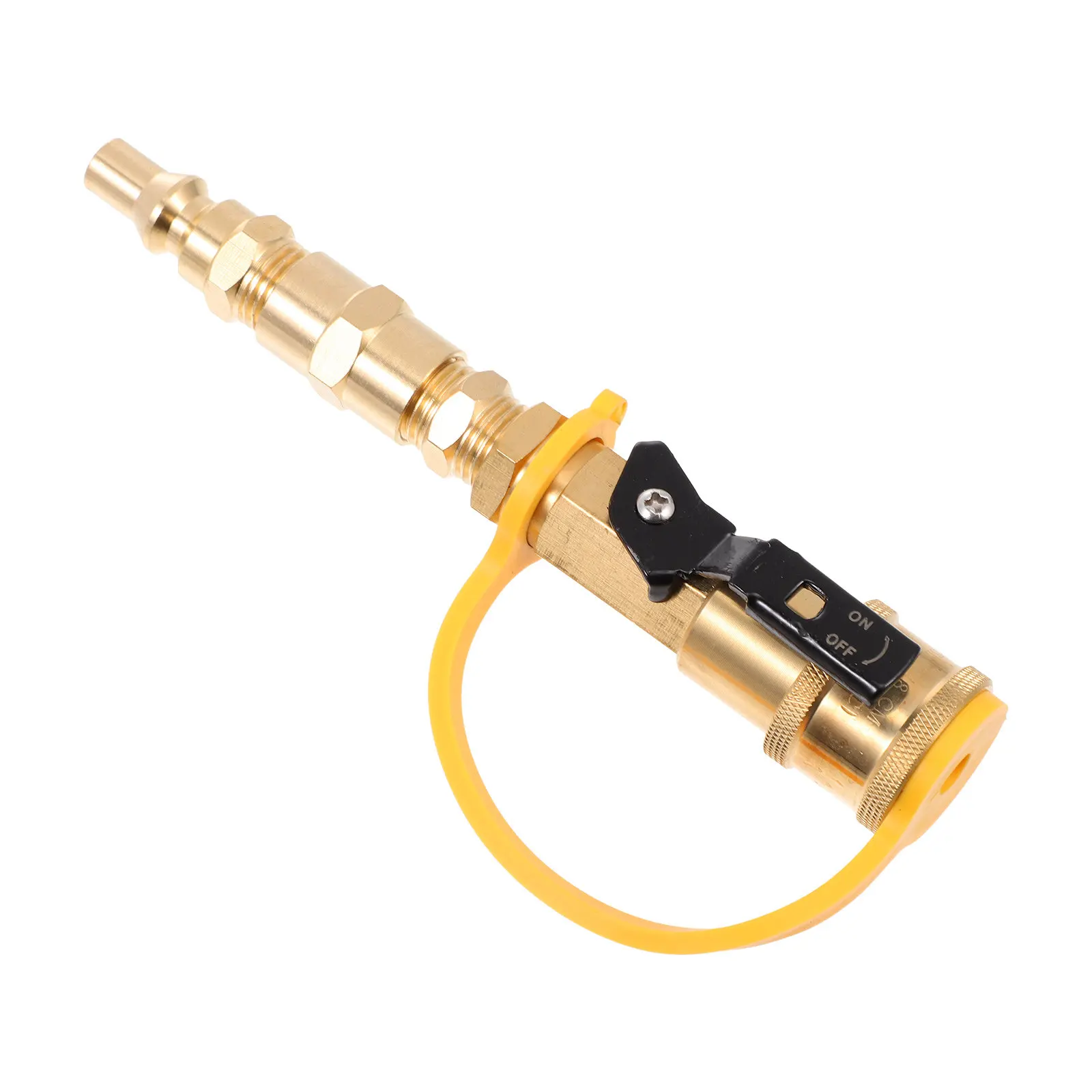 1Set Gas Can Converting Valve Brass Propane Adapter Small Portable Connector Outdoor Camping Bbq Cooking Stove Gas Tank