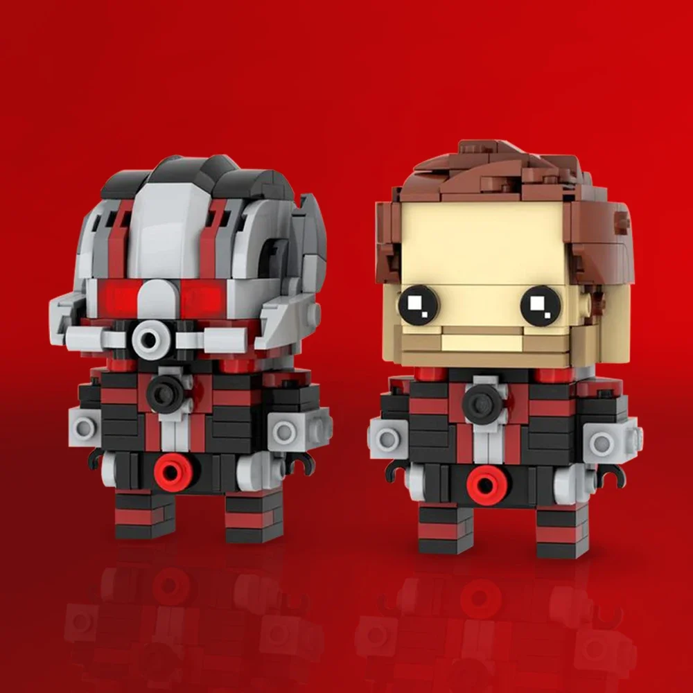 Zestaw klocków MOC Science Fiction Film Antseds And Bees Brickheadzs, model postaci akcji, klocki edukacyjne, zabawki, prezent
