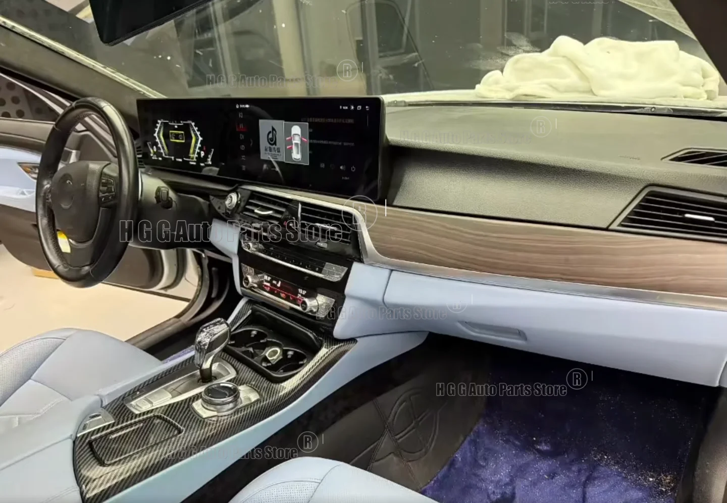 Radio para Auto con Pantalla Doble Android Carplay para BMW Serie 5 2011~2017, Actualizado 2024, Unidad Principal Multimedia Automotriz con GPS y Navegación