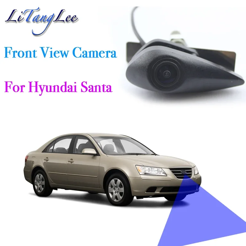 

Для Hyundai Sonata YF 2009 ~ 2014 автомобильный логотип, камера переднего вида ночного видения HD, водонепроницаемая, широкоугольная, для слепых зон, для парковки