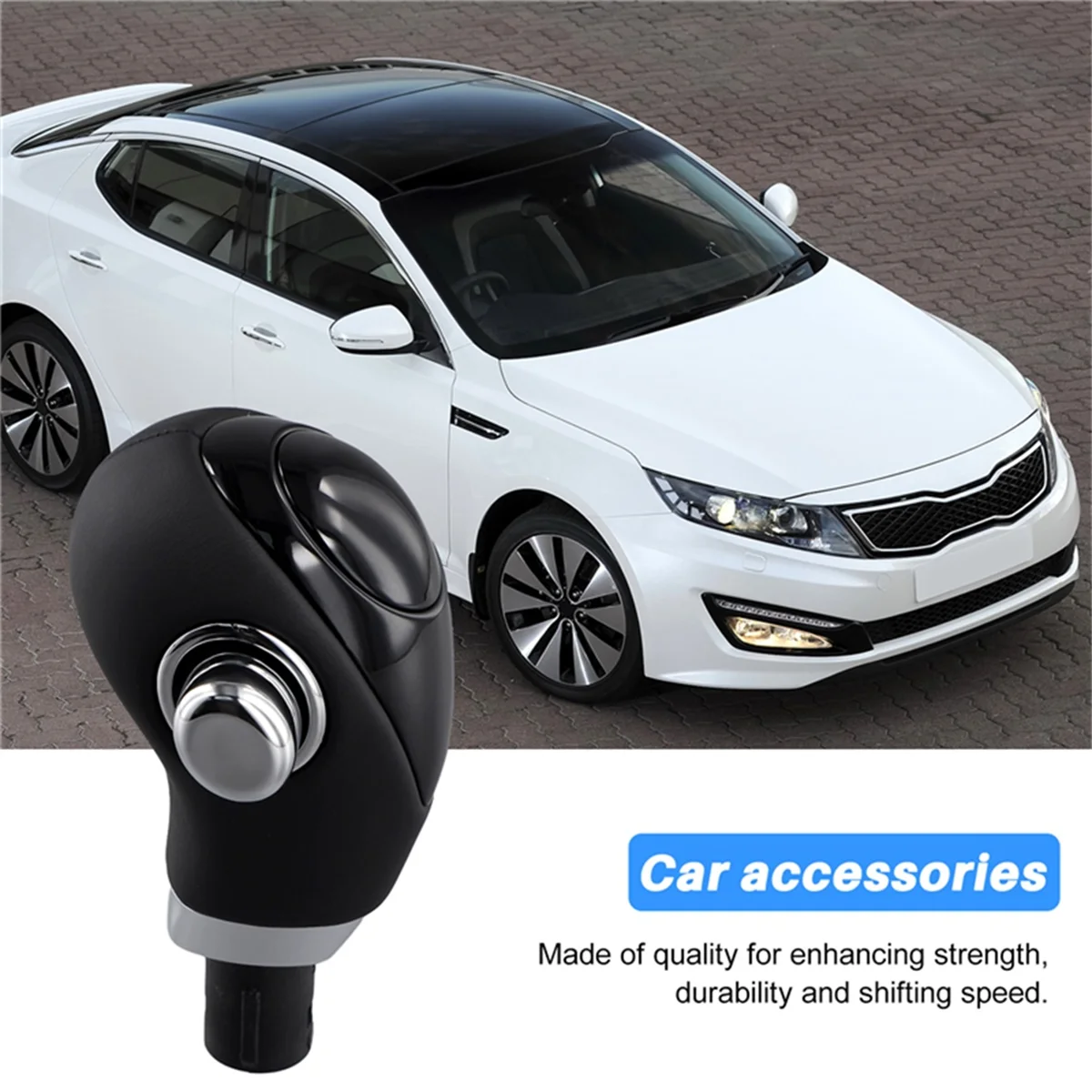 

Car Gear Shift Knob 46720-2T000 46720-1M600 467202T180 for Kia Forte Optima K5 2011-2013 Automatic Shifter Handball—L48A