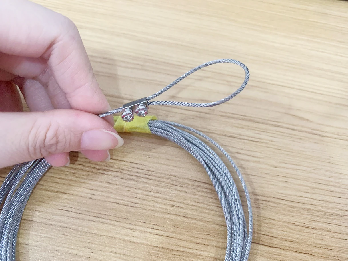 Imagem -06 - Conjunto de Corda de Fio de 304 Fivelas de Furo Único Duplo Braçadeira de Cabo Ajustável Clipe de Bloqueio de Rosca Fixadores de Hardware Aço Inoxidável 1