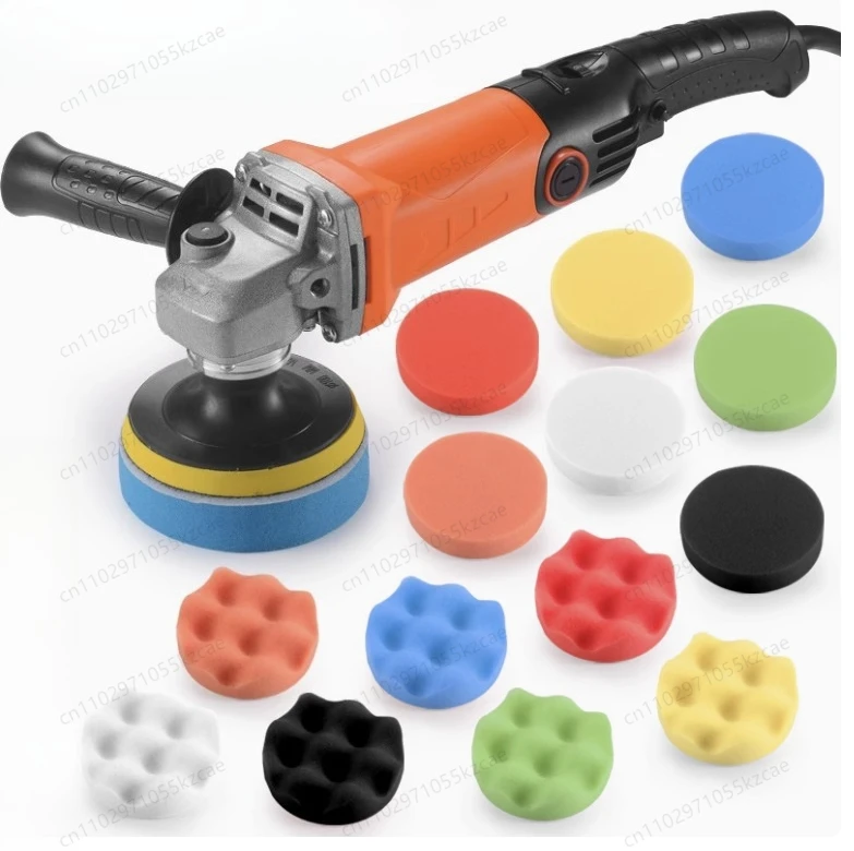 1200W 220V Adjustable Speed Car Electric Polisher Waxing Machine Automobile Furniture Polishing Tool