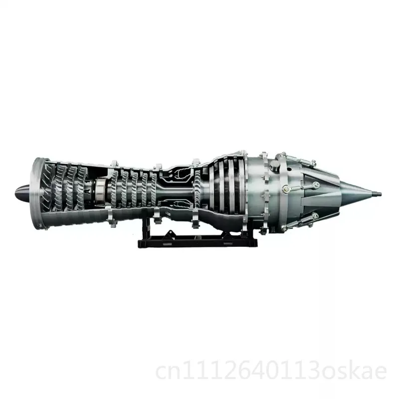 Turbofan turbojet engine model can be started