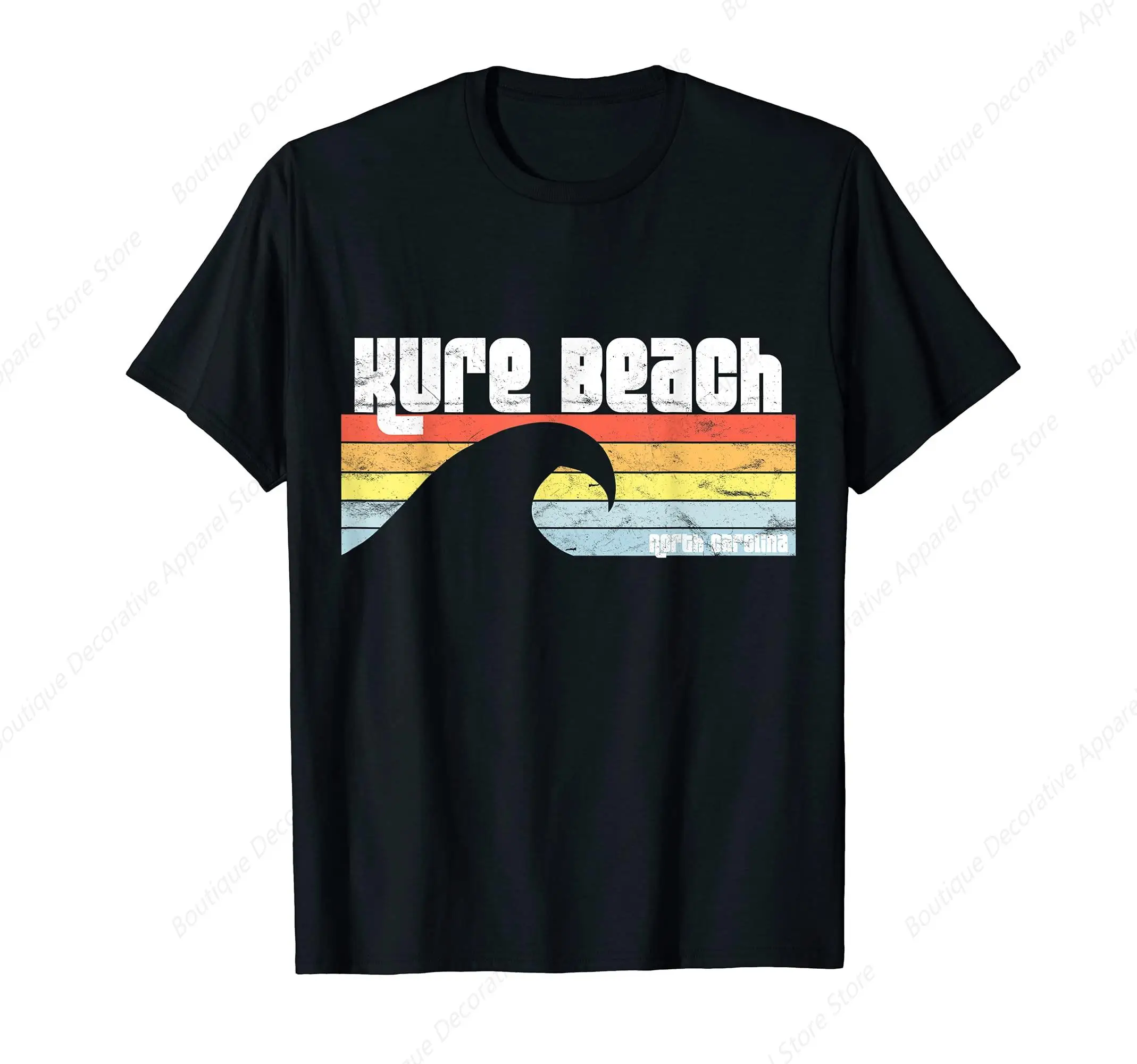 I Love Kure Beach North Carolina Atlantic Ocean Wave NC T-Shirt