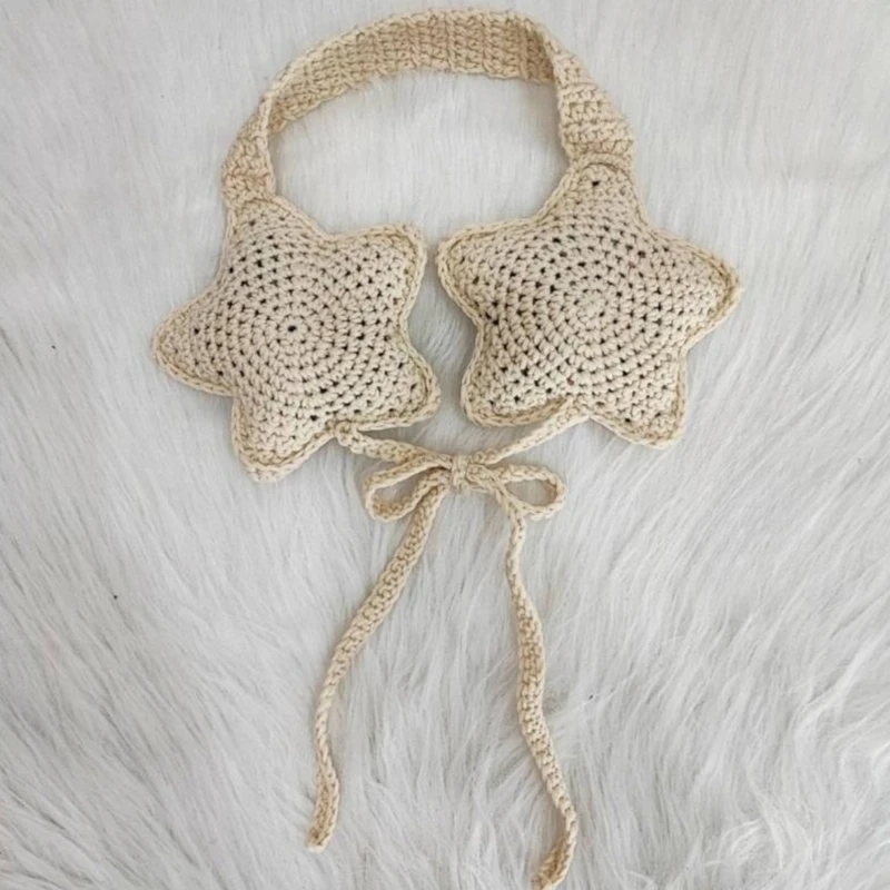 Adult Teens Knitted Star Ear Warmer Winter Windproof Solid Color Earmuff Dropship