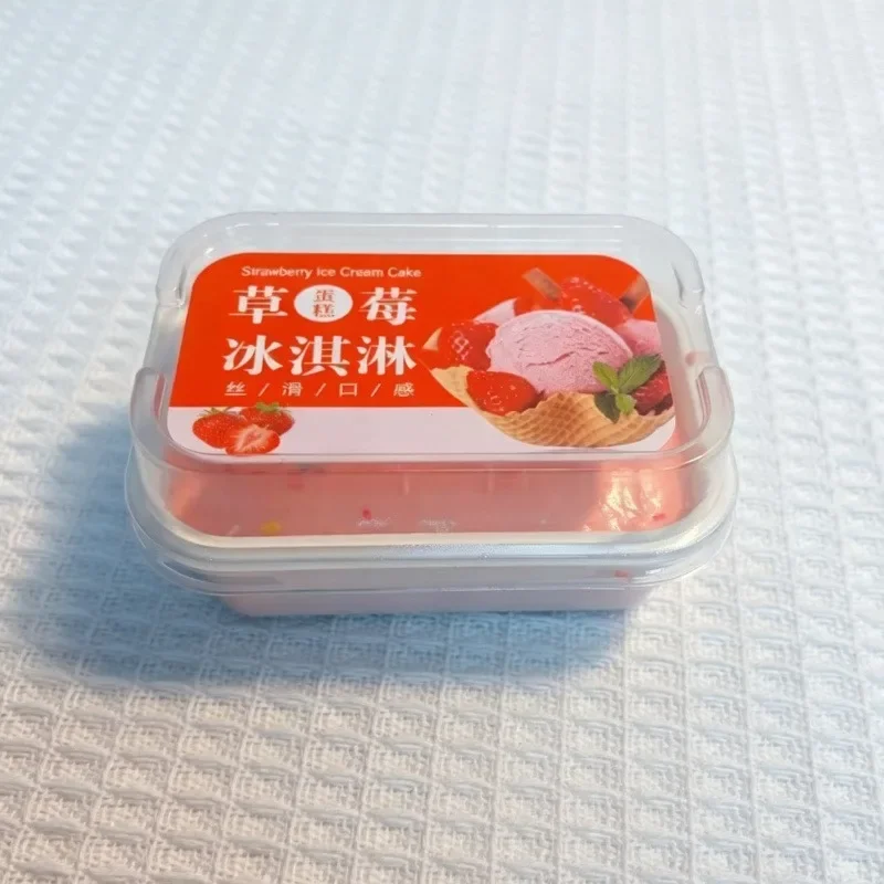 Slow Rising Ice Cream Cake Squishy Simulated Food Squeeze Toy Portable Mood Relief Holiday Fidget Gift