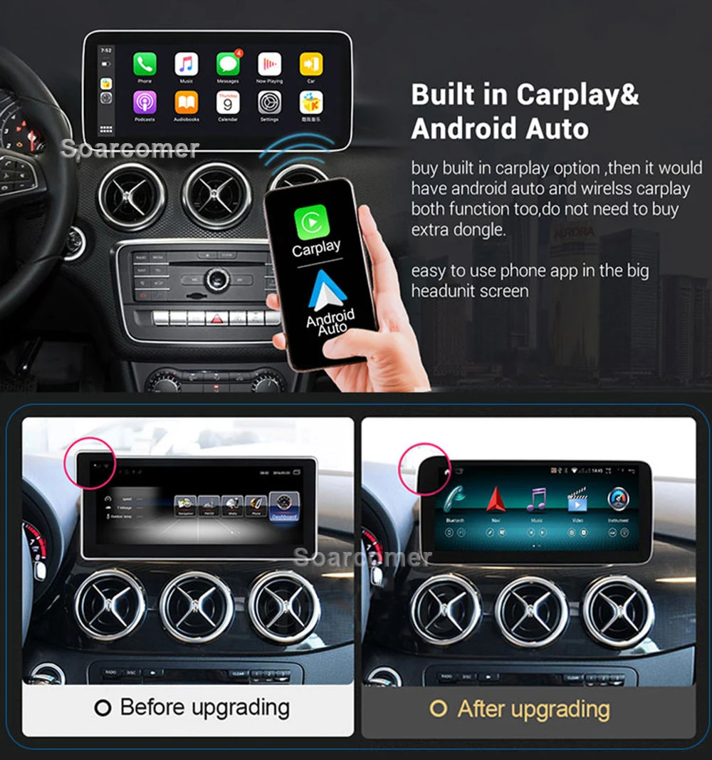 Android 12 For Benz S W221 CL W216 2005 -2013 Touch Screen Car Accessories Auto Carplay Video Radio Monitors Multimedia Player