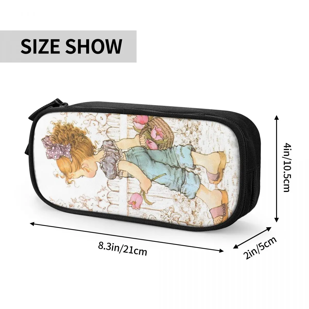 مخصص لطيف رائعتين S-Sarahs K-Kays مقلمة للبنين بنات زهرة فتاة سعة كبيرة القلم حقيبة صندوق اللوازم المدرسية