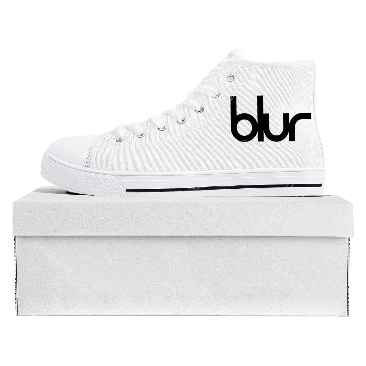 B-Blurs Rock Band High Top Sneakers Mens Womens B-Band High Quality Canvas Sneaker Fashion Couple Customized Shoes