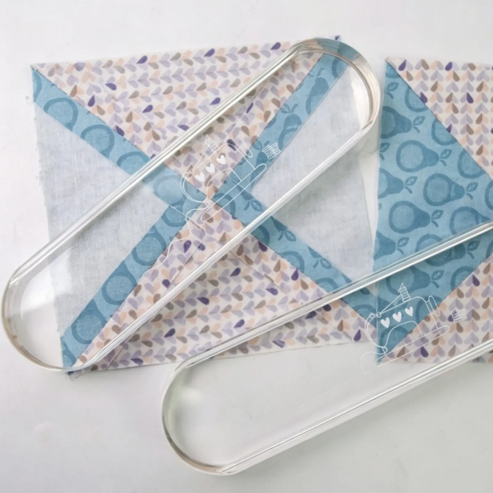 

Акриловый термостойкий пресс-гладилка для швей, прозрачный инструмент для создания плоских швов, приспособление для прессования швов