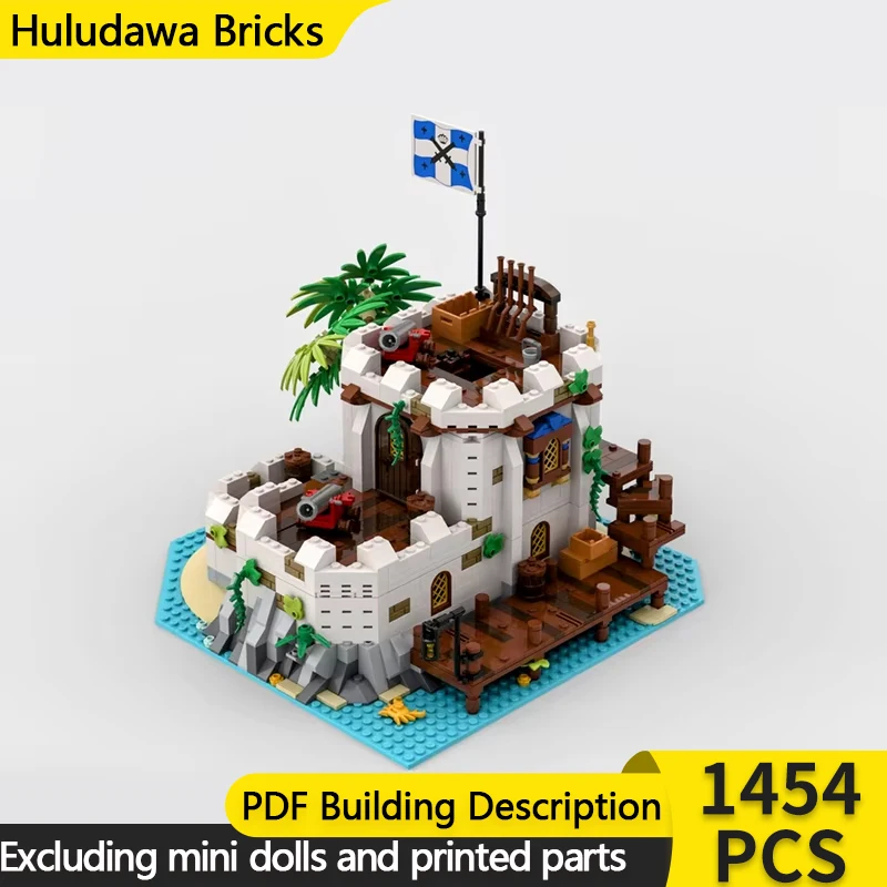 Street View Model MOC Building Bricks Imperial Fortified Outpost Modular Technology Gifts Holiday Assemble Children Toys Suit