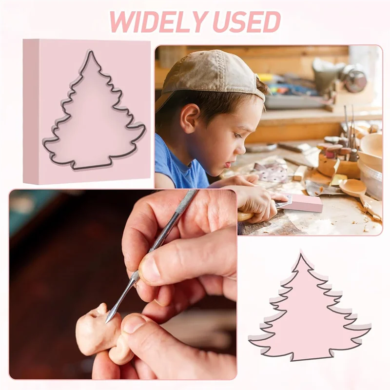 

A26F-30 шт. розовые резиновые блоки для резьбы 2 х 2 дюйма резиновые штампы резьбовые блоки мягкие резиновые линолеумные блоки для штампов