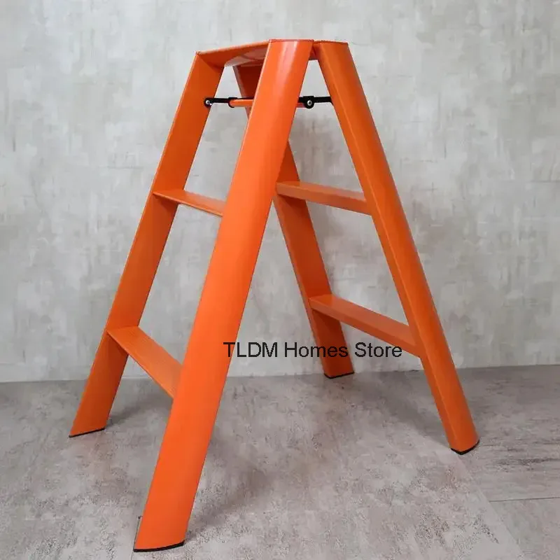 Folding Aluminium Ladders Scaffolding Stool Foldable House Ladder Portable 3 Step Stairs Climbing Multifunction Home Furniture