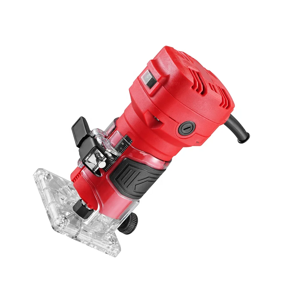 DPTOOL 500W Industrial Wood Palm Router Machine Electric Wood Trimmer