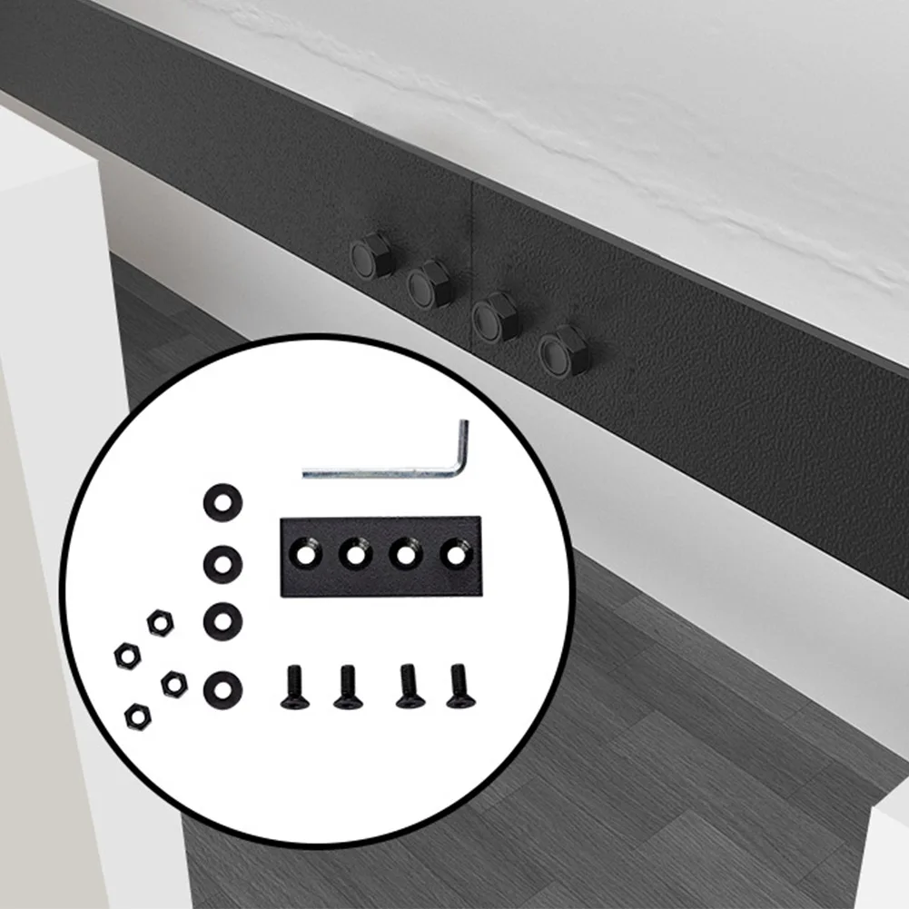 Heavy Duty Barn Door Connector Barn Door Connector Track Connector 4 hole Good Material Effortless Track Connection