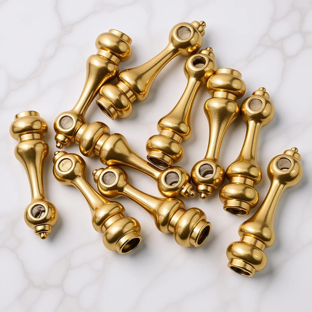 

10Pcs Zinc Alloy Railing Post Caps Furniture Hardware Accessories for Glass Railing Wine Cabinet Cart Connector Fittings