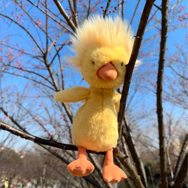 25cm Deep-Fried Duck Plush Toy Ugly And Cute Cartoon Stuffed Animal Pillow Doll for Room Decor And Children's Birthday Gift