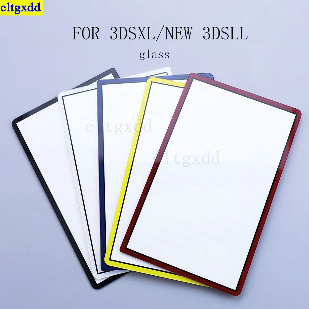 

Cltgxdd 1piece FOR 3DS XL LL/New3DSXL Controller Screen Protector Top Glass LCD Screen Lens with Adhesive Mirror Surface