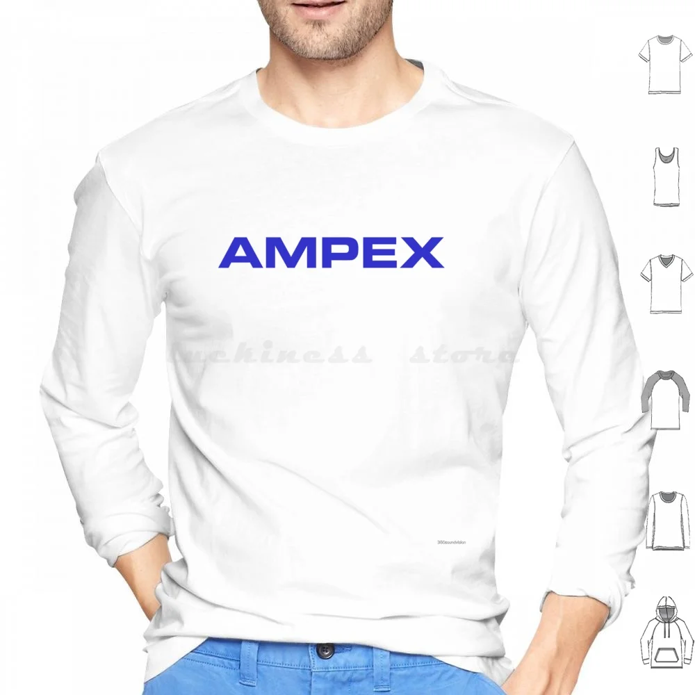 

Retro Ampex Logo By 360 Sound And Vision Hoodie cotton Long Sleeve Tape Ampex Basf Emtec 3sixdy Logic