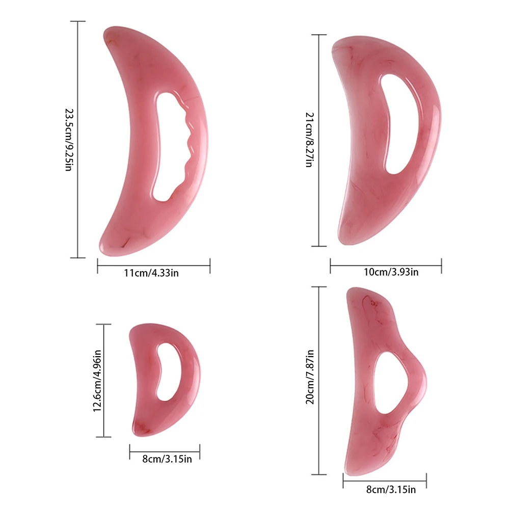 Gua sha Massage Werkzeug Hals Rückenmassagel Körper Bein Fuß Guasha Scraping Akupunktur Ganzkörpermuskelentspannung und Schmerzlinderung