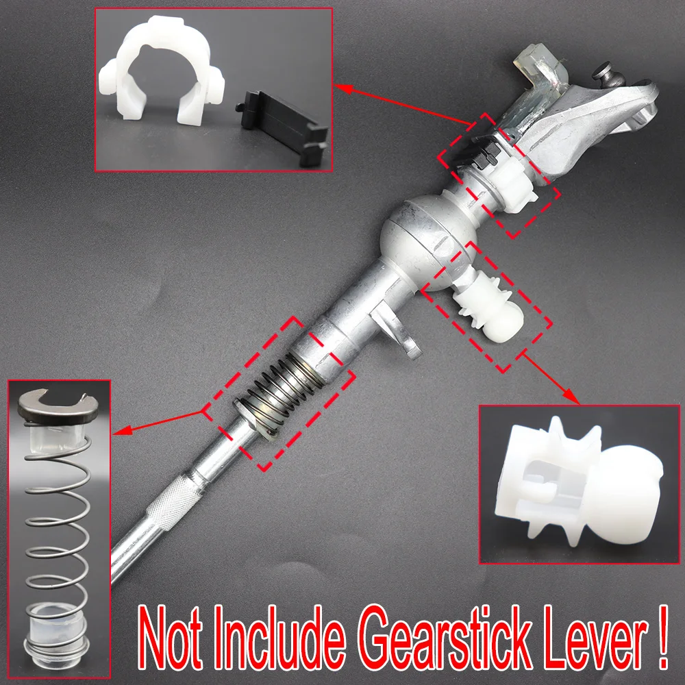 Gear Shift Selector Lever Shaft Stick Spring Bushing Kit Manual Trans for Skoda Octavia 1Z 2004-2013 Sliding Shoe Washer Parts
