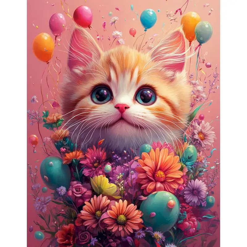 

SDOYUNO Full Sqaure Diamond Painting Animal Craft Kit 5D DIY Diamond Embroidery New Year Diy Set Home Decorations