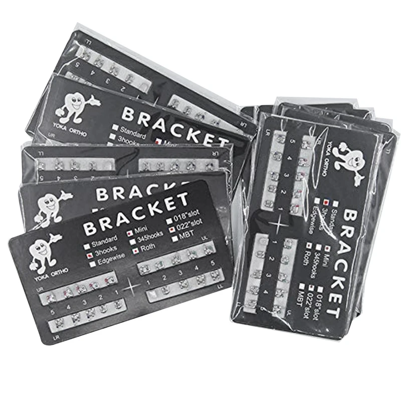 Fake Braces Braces Wax Braces Kit 10 Sheets/Pack 200 Pcs Of Brackets MIM Roth Mini 0.022 With Hook 3