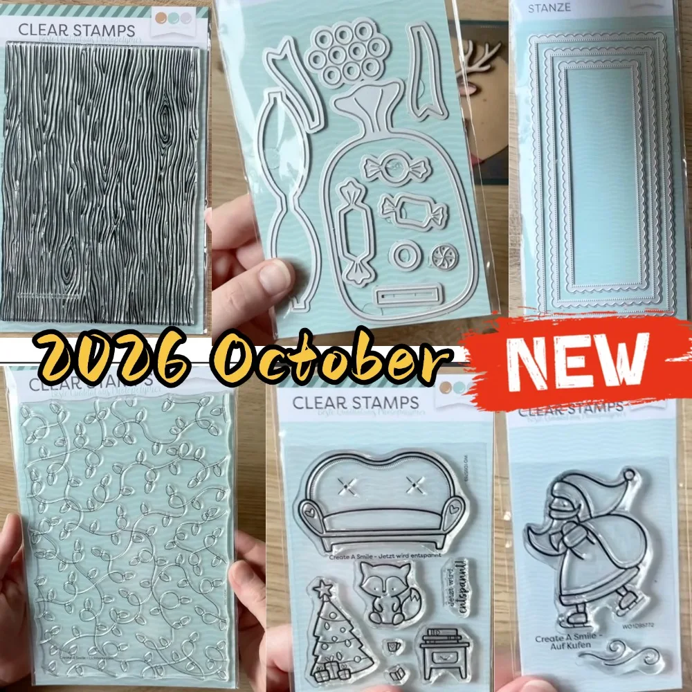 Neue alte Fartness klare Stempel und Metalls chneid werkzeuge Siegel für DIY Scrap booking Fotoalbum Karte Herstellung Dekoration liefert 2024