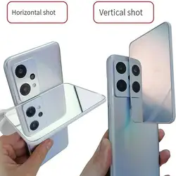 Cell Phone Reflection Clip Phone Camera Mirror Reflection Shooting Clip Rear HD Lens Selfie Reflector Mirror For All Phones