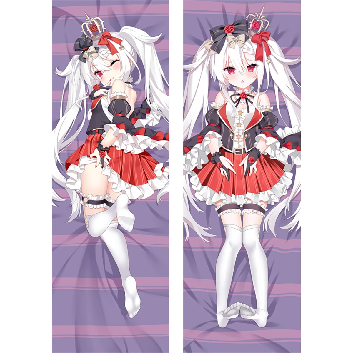 50x180cm Game Anime Azur Lane HMS Vampire Cosplay Dakimakura PillowCase Hugging Body Prop Pillow Cover