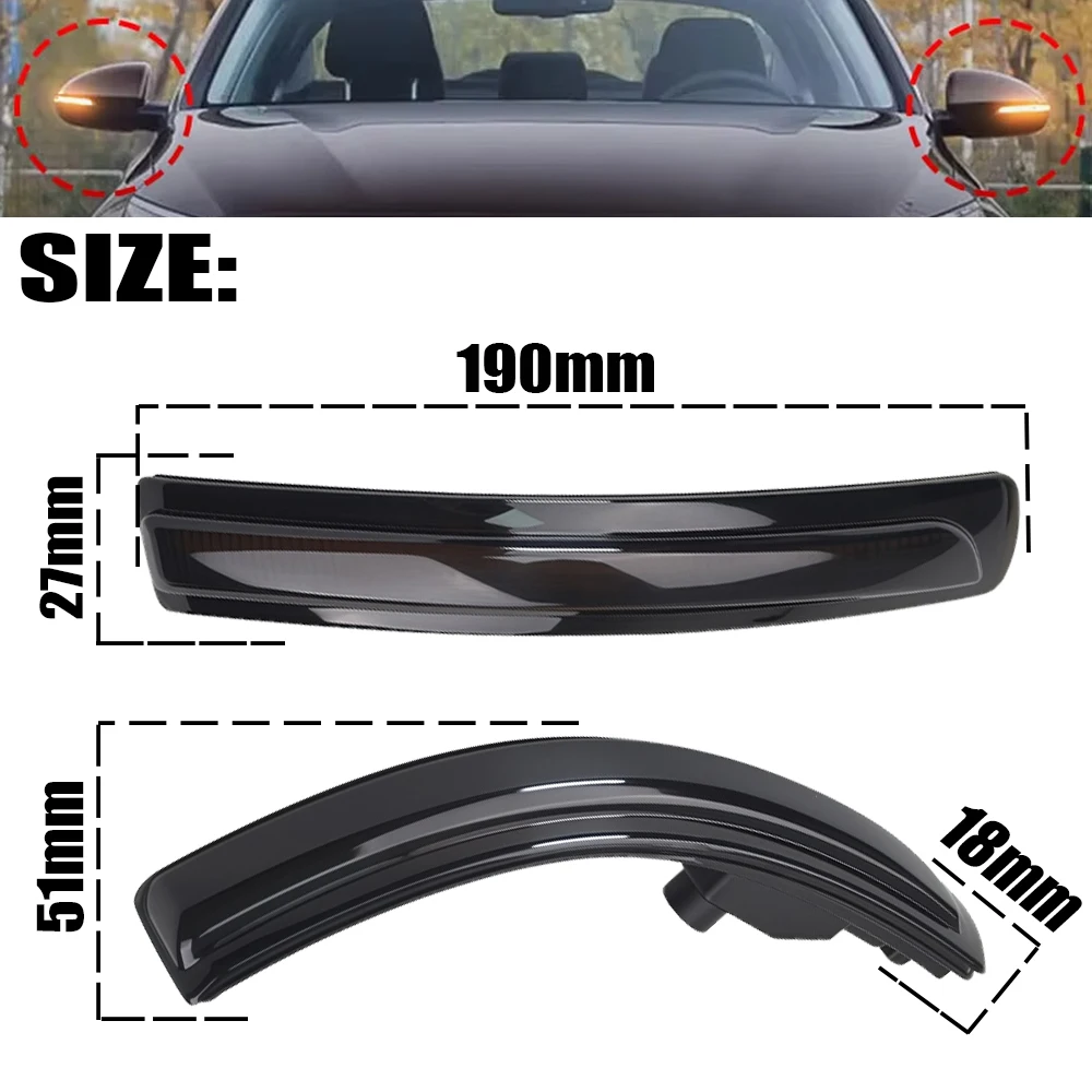 Dynamic Turn Signal Light For European Version KIA Rio MK3 2012-2017 LED Side Mirror Sequential Indicator Blinker