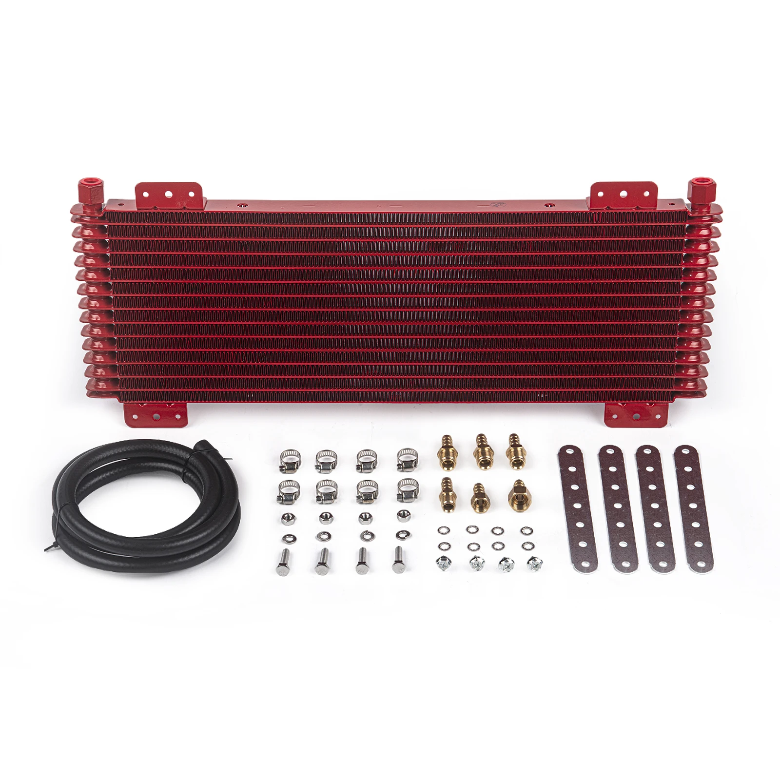 40k Transmission Oil Cooler LPD47391, For Heavy Duty 40,000 GVW Max Low Pressure Drop Trans Cooler with Mounting Hardware
