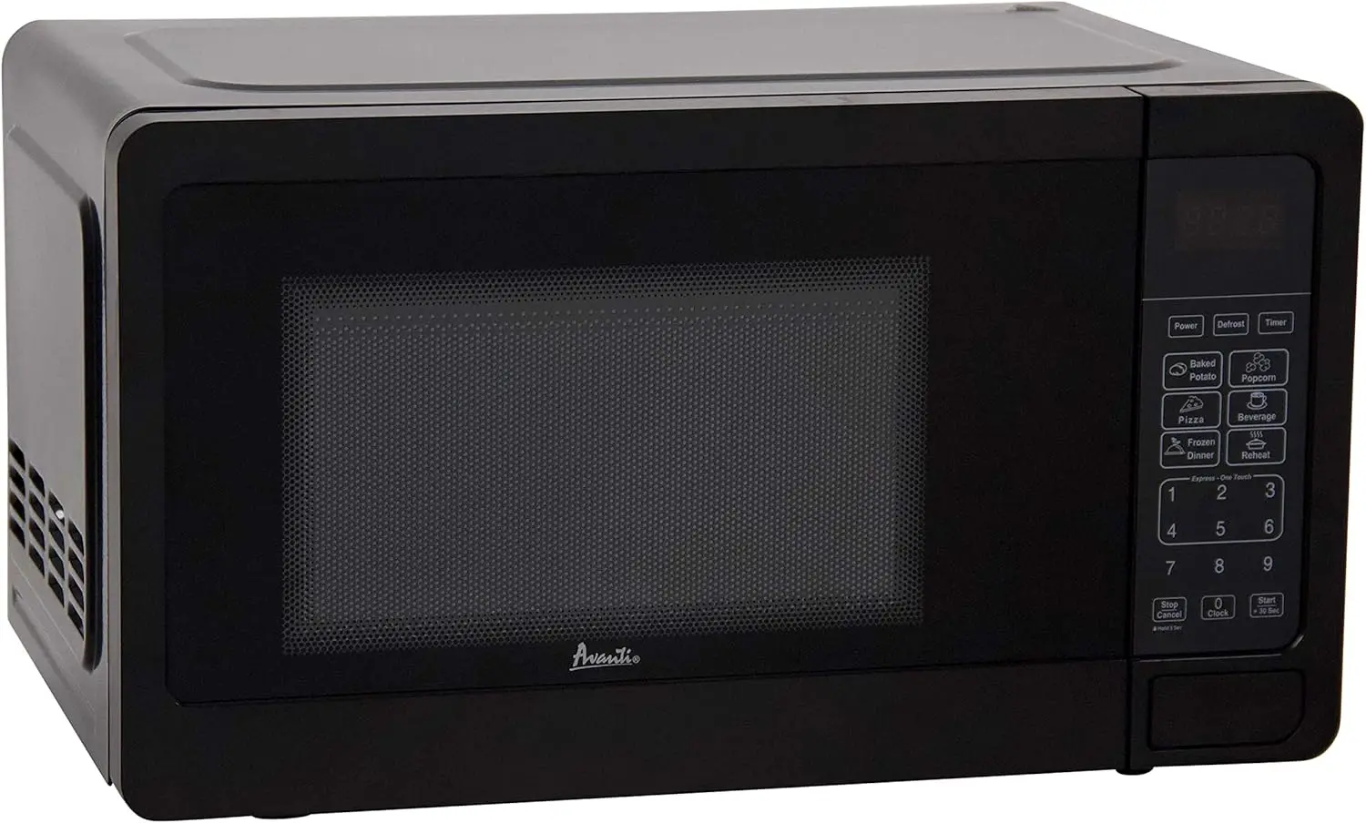 Avanti MT7V1B Microwave Oven 700-Watts Compact with 6 Pre Cooking Settings, Speed Defrost, Electronic Control Panel and Glass T