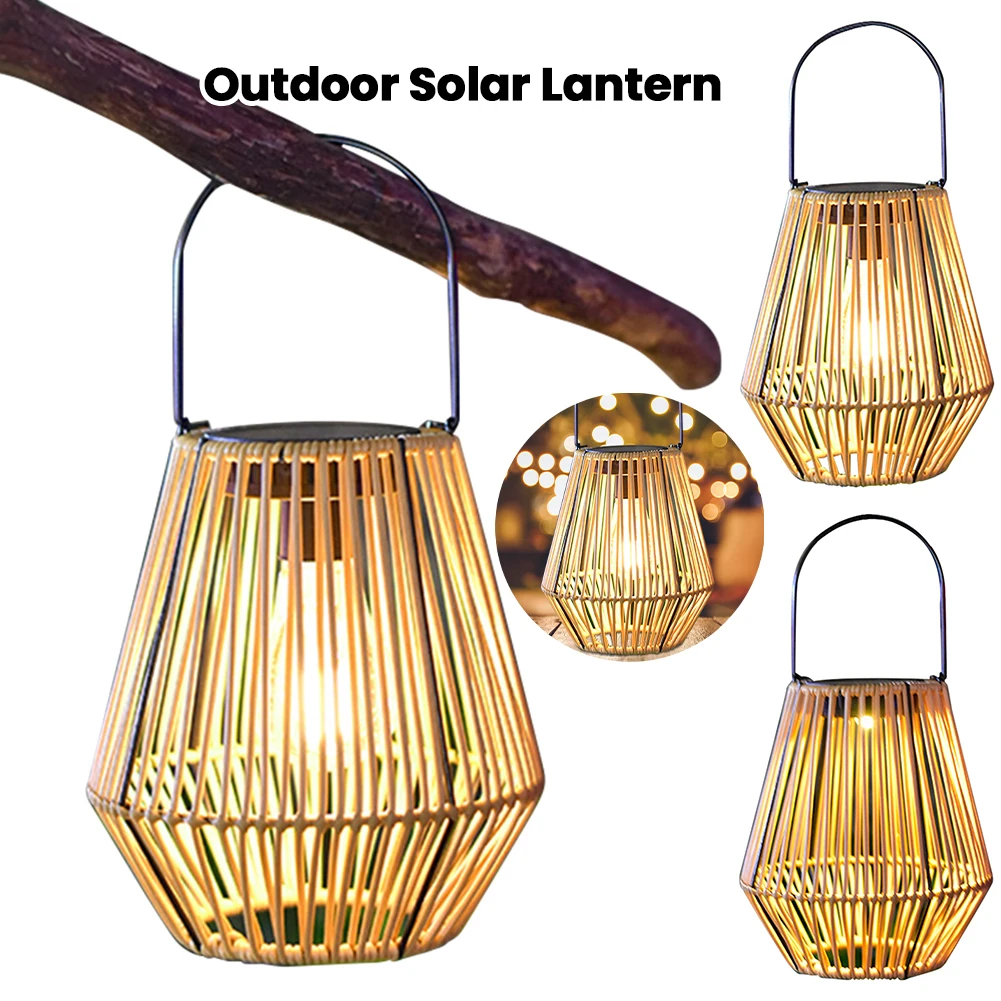 

Уличный солнечный фонарь IP65 водонепроницаемый солнечный подвесной фонарь декоративный светильник на солнечной энергии для украшения двора и сада дома