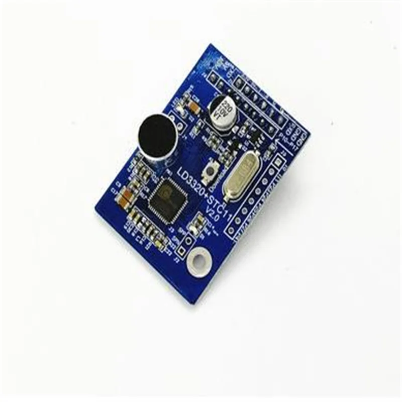 LD3320 speech recognition module non-specific human voice with STC11 microcontroller AI offline