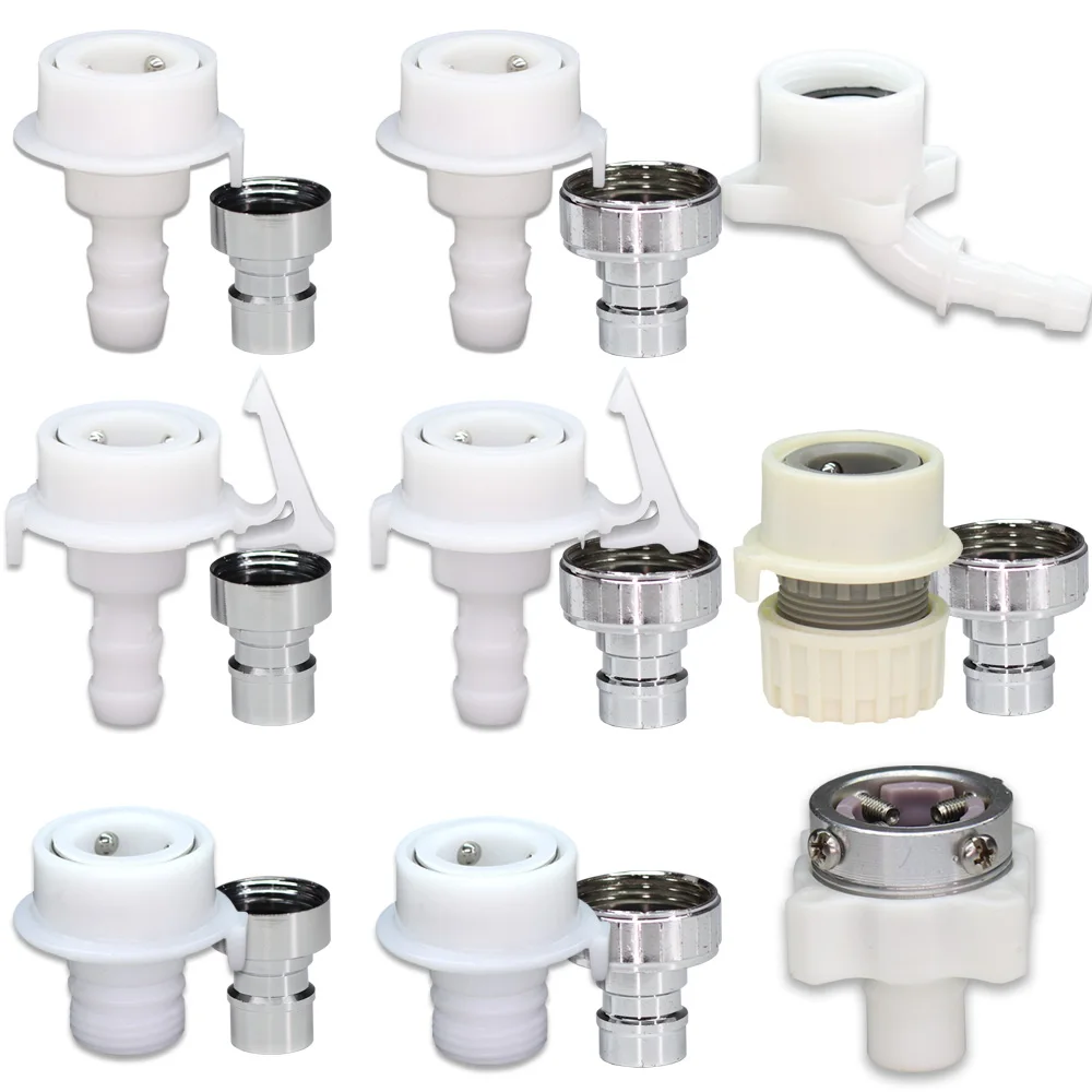 1/2'' 3/4'' x 13MM 16MM 1/2'' Garden Quick Connector Washing Machine Tap Hose Coupling Adapter Watering Irrigation Joint Fitting