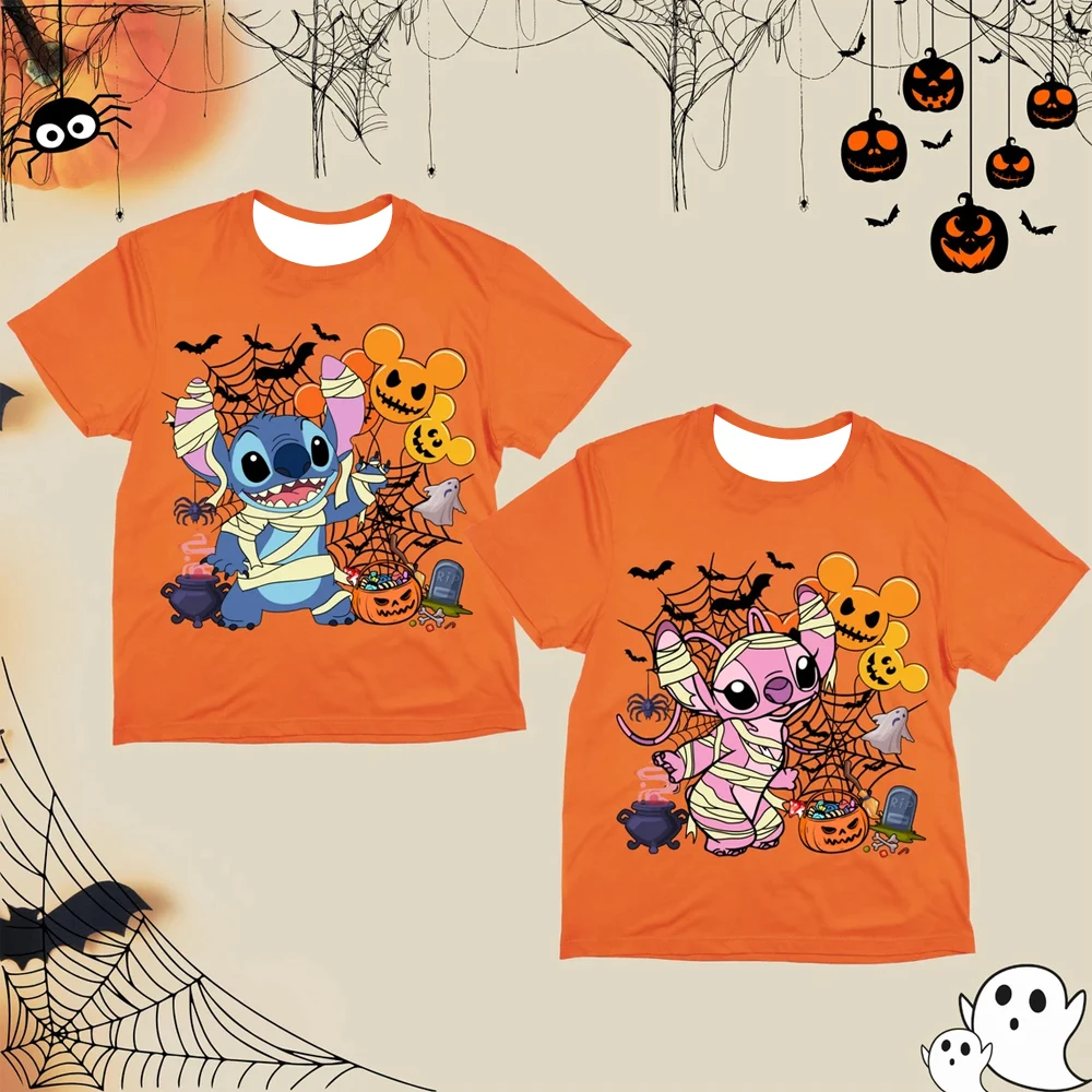 Camiseta de punto de Halloween, camiseta de punto y ángel a juego, camiseta de Halloween, camiseta de punto espeluznante, camiseta de punto de Halloween para niños, camiseta familiar