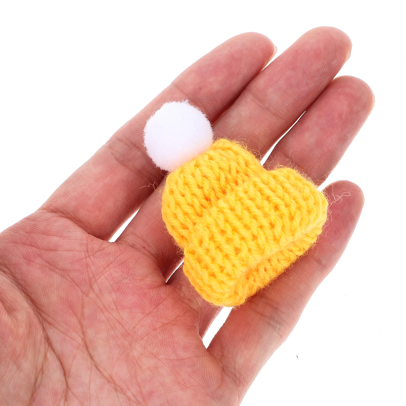 

40pcs Christmas Hat Accessories Mini Woollen Hat Diy Decor For Clothes Shoes Bags Handmade Ornaments Craft Sewing Supplies