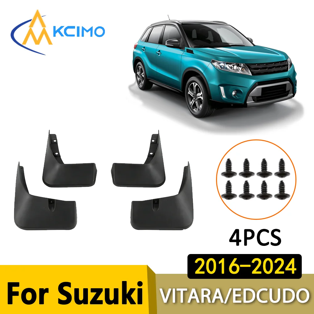 

High Quality Mud Flaps for Suzuki Vitara / Edcudo 2016 -2024 2017 2018 Fender Mudguard Anti-Splash Guard Set